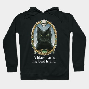 A Black Cat Is My Best Friend Hoodie